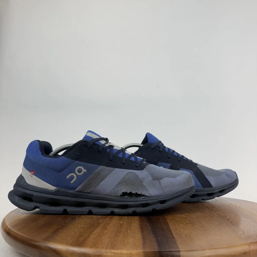 Mens On Cloudrunner Blue Athletic Road Running Sneakers Shoes Size 11.5 M GUC‎